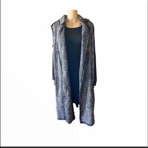 Lane Bryant Women’s Plus Size Tweet Sleeveless Open Cardigan Vest Jacket